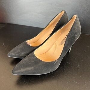 Cityclassified Black Suede Heels